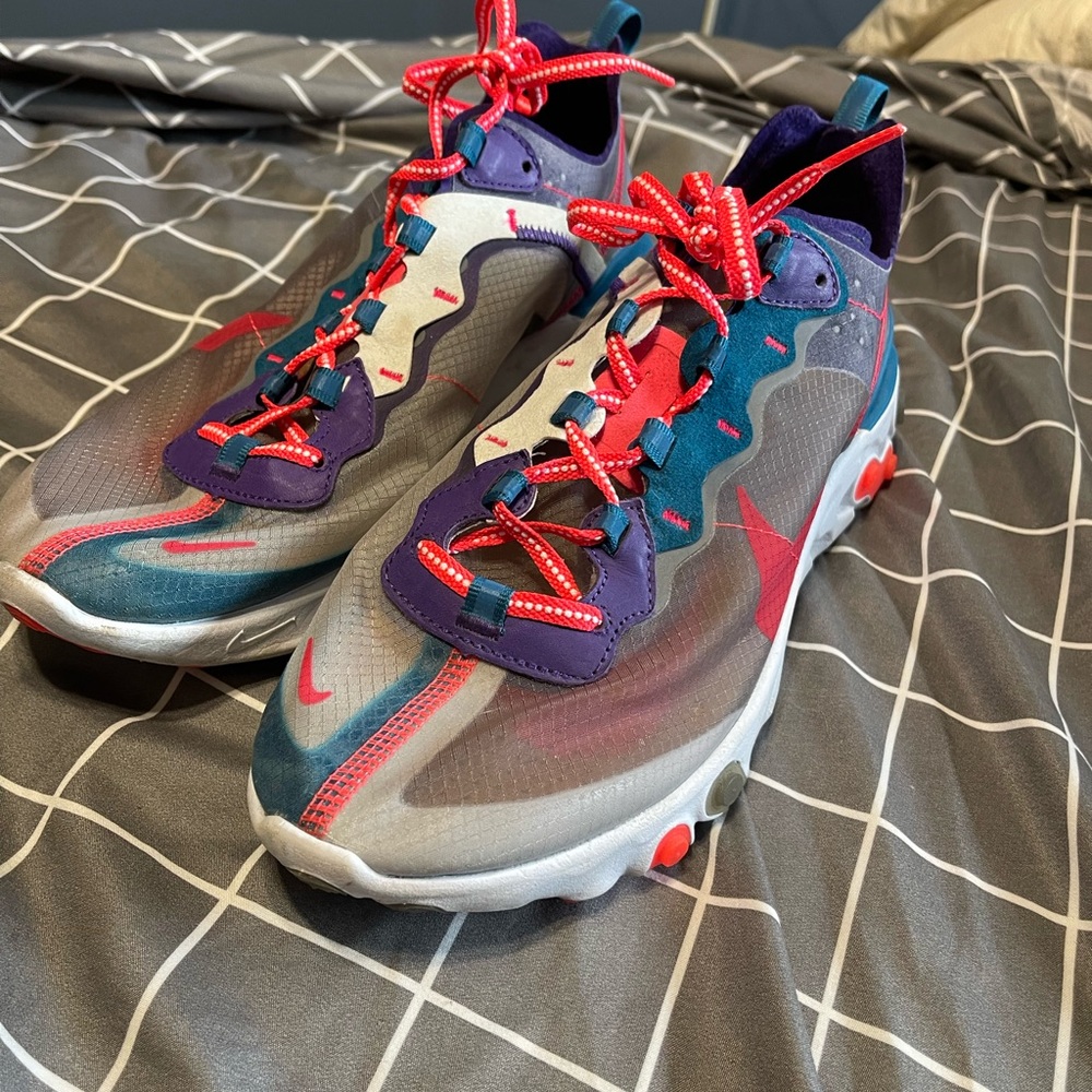 Nike React Element 87 Red Orbit - Picture 2 of 6